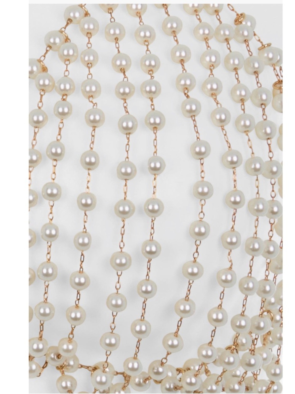 Bluebella Imitation Pearl Halter Bralette - Picture 3 of 5